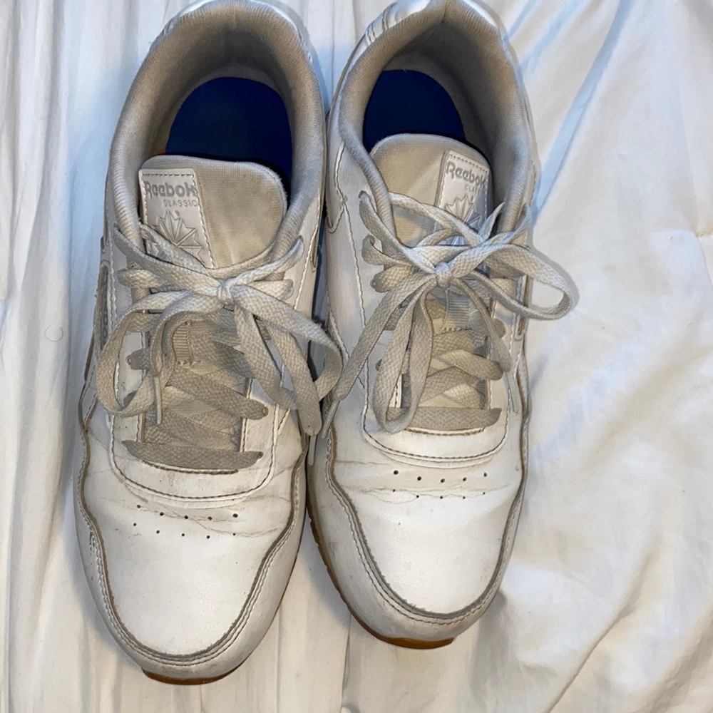 White Reebok shoes